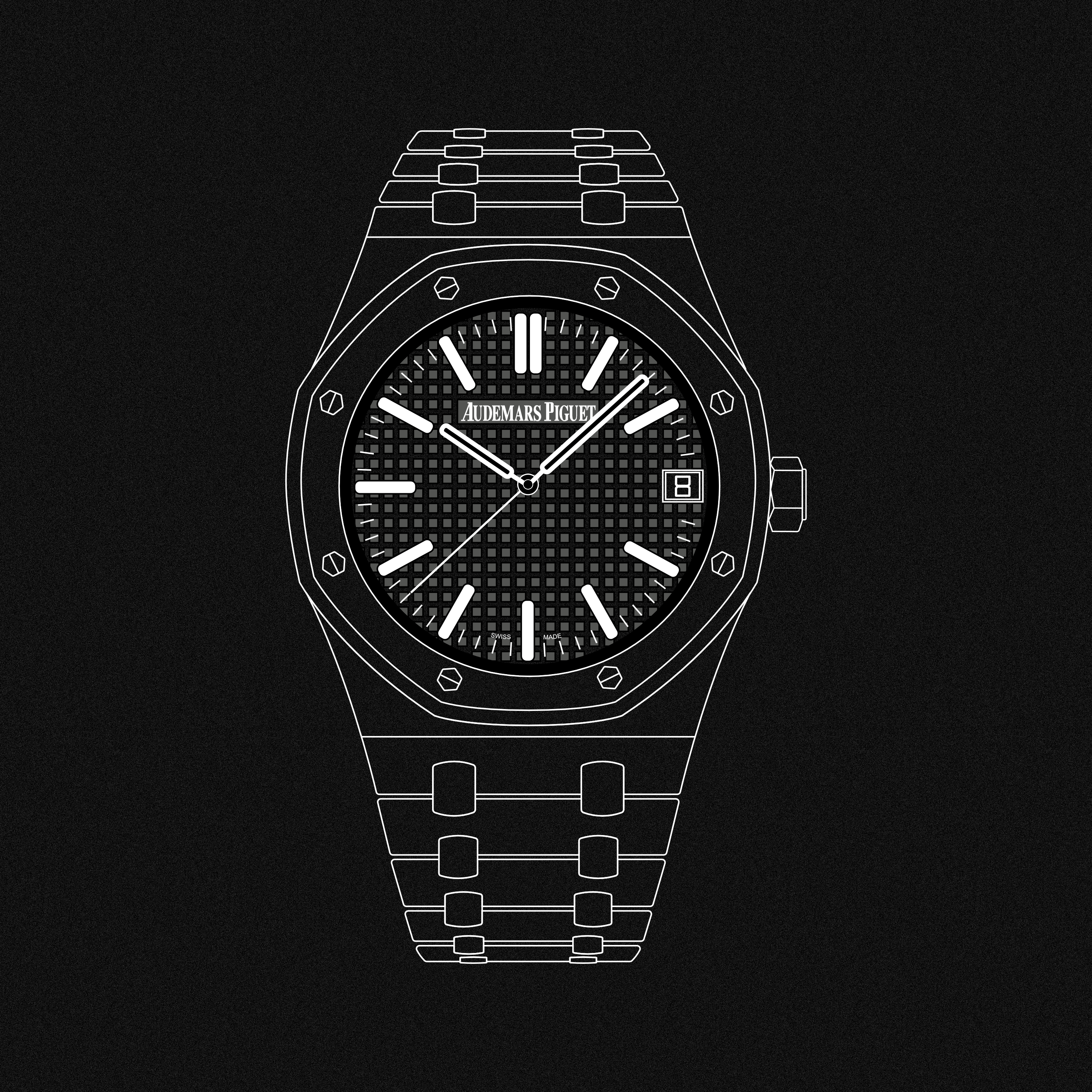 Audemars Piguet Royal Oak illustration by Super Alpine