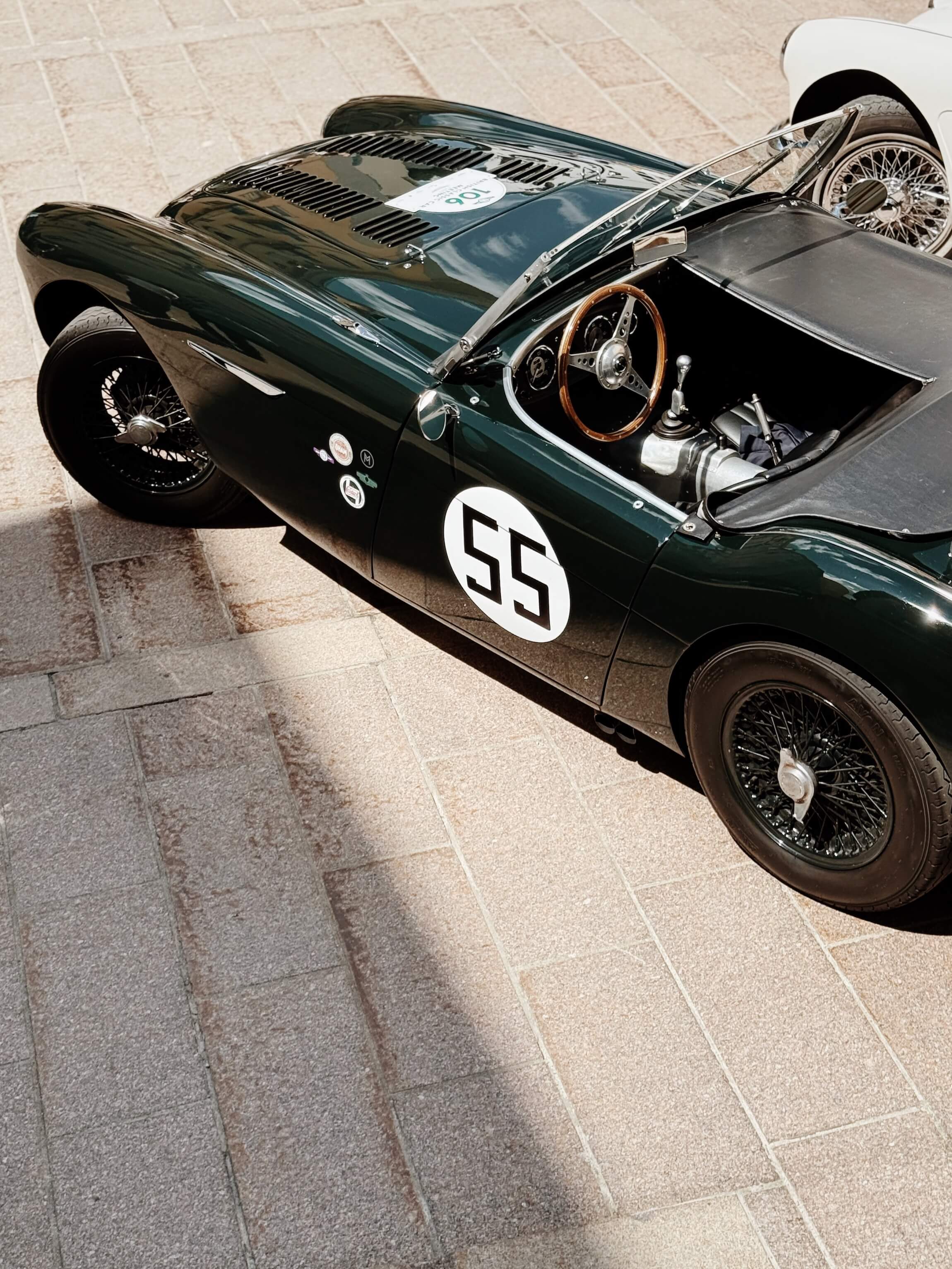 Austin Healey 100S at the BCCM St Moritz
