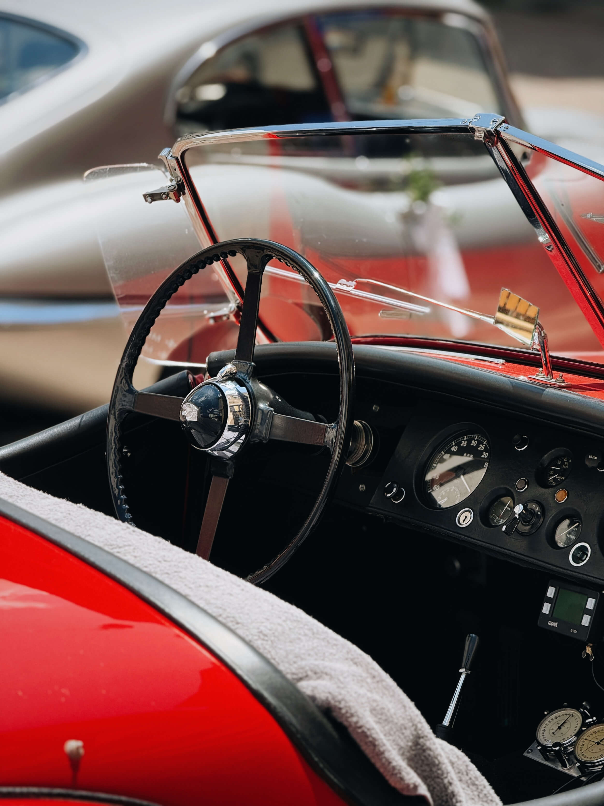 Jaguar XK120 Roadster at the British Classic Car Meeting in St Moritz