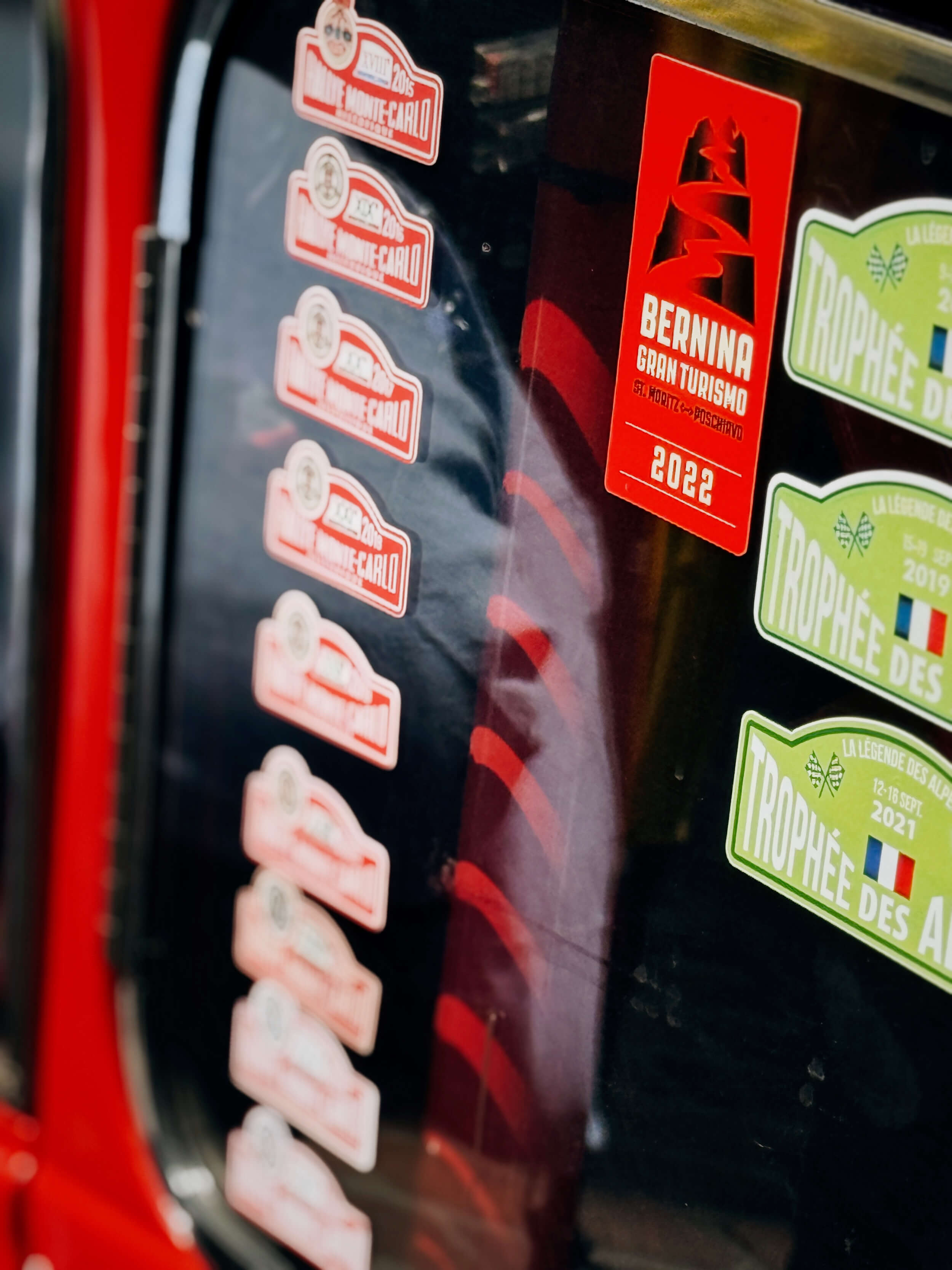 Mini Cooper Monte Carlo rallye stickers