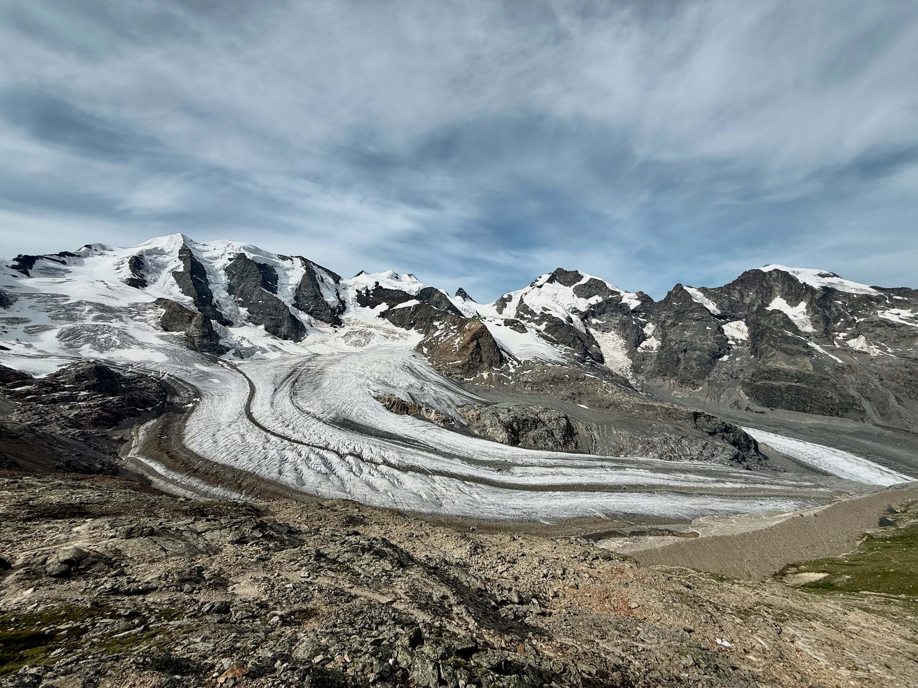 Bernina Range from Diavolezza