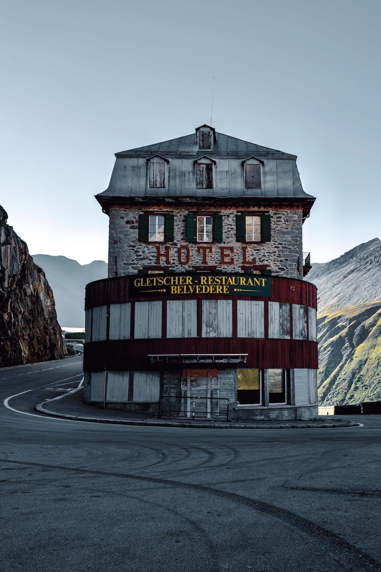 Hotel Belvédère on the Furka Pass