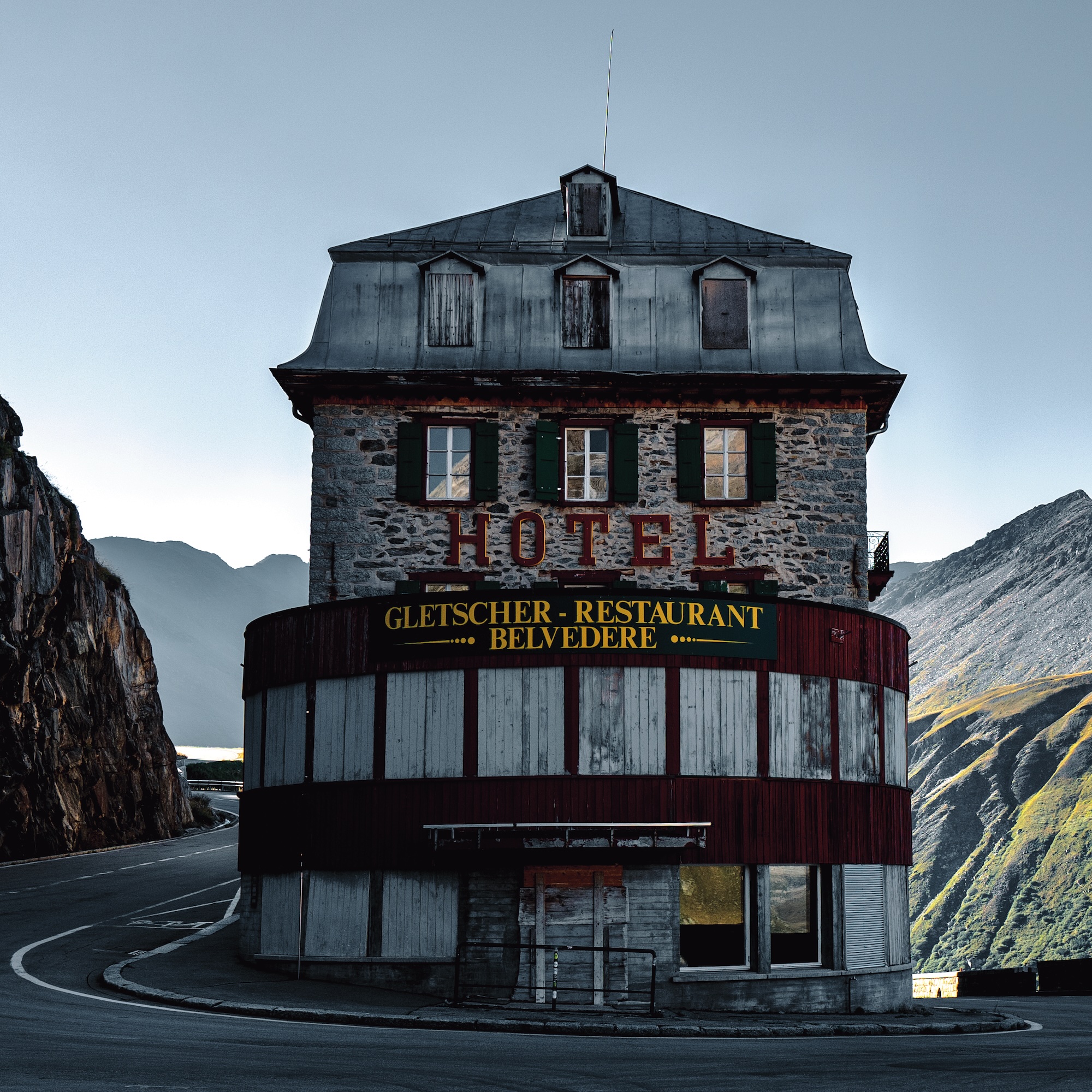 Hotel Belvédère on the Furka Pass, Switzerland