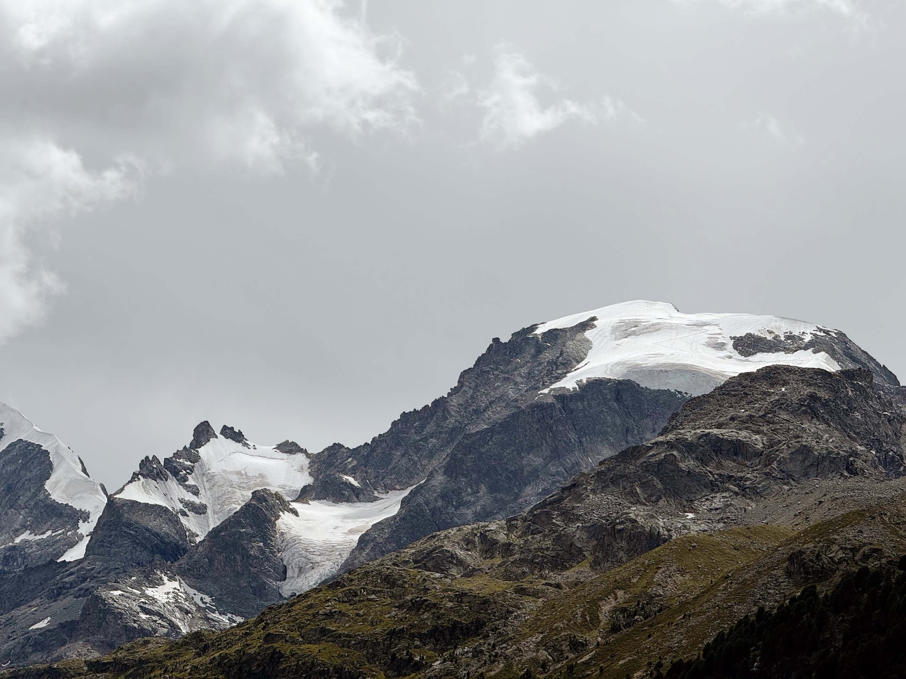 Views of the Bernina range