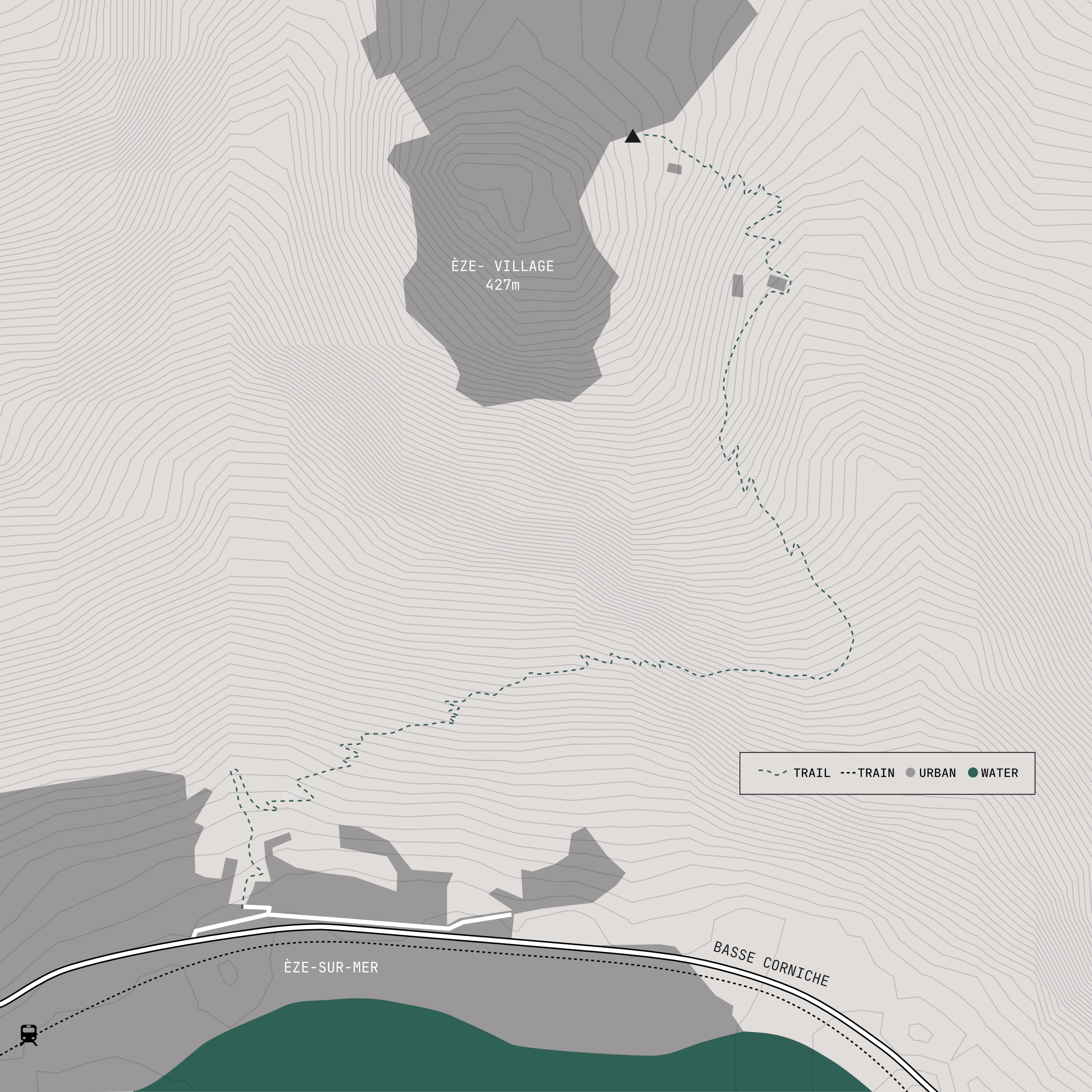 Nietzsche Trail Map